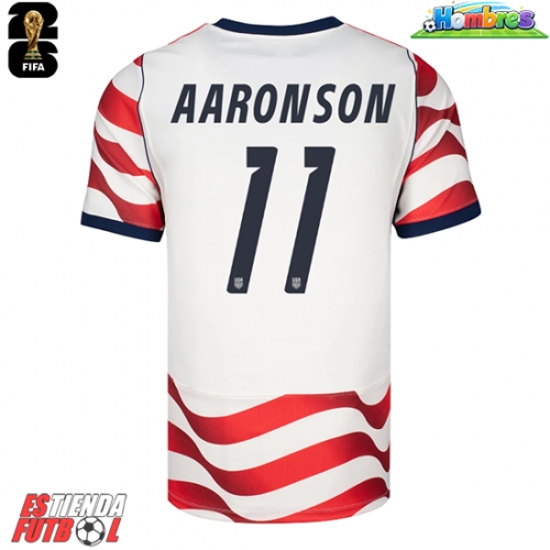 Estados Unidos Brenden Aaronson #11 Primera Equipación Mundial 2026 Manga Corta